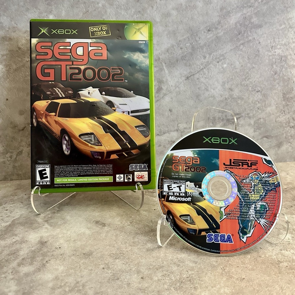 JSRF Jet Set Radio Future & Sega GT 2002 - Original Xbox - No Manual Tested
